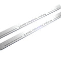 Illuminated LED Door Sill Tread Plates Toyota Prado 120 2002-2009 With Land Cruiser Prado Logo (type 1) Toyota Led Door Sills opdesign