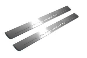 Illuminated LED Door Sill Tread Plates BMW 5 F10 2009-2017 With M Perfomance Logo BMW Led Door Sills decoinfabric