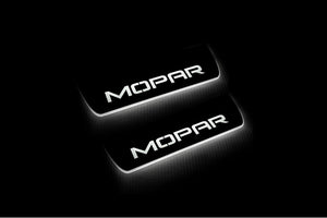 Dodge Durango III 2011+ LED Door Sills Illuminated Scuff MOPAR Logo (Type 2) Stainless Steel Entry Guards Door Sills Decoin