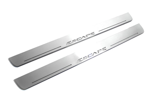 Ford Escape C520 2012–2019 — Stainless Steel LED Door Sills — Escape Logo