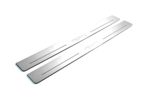 Illuminated LED Door Sill Tread Plates Acura RSX 2002-2006 With RSX Logo Acura Led Door Sills opdesign