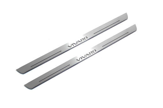Opel Vivaro Van X83 2001–2014 — Stainless Steel LED Door Sills — Vivaro Logo