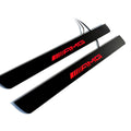Mercedes ML W166 2011-2015 Illuminated Matte Sill Plates with logo AMG Mercedes Led Door Sills PRO opdesign