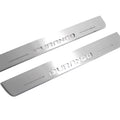 Illuminated LED Door Sill Tread Plates Dodge Durango III 2011+ With Durango Logo Dodge Led Door Sills opdesign