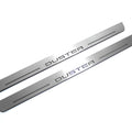 Illuminated LED Door Sill Tread Plates Renault Duster I 2010-2018 With Duster Logo Renault Led Door Sills opdesign