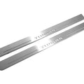 Illuminated LED Door Sill Tread Plates Toyota Tundra IV 2022+ With Tundra Logo Toyota Led Door Sills opdesign