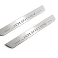 Illuminated LED Door Sill Tread Plates Dodge Journey 2009-2020 With Journey Logo Dodge Led Door Sills opdesign