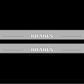 Illuminated LED Door Sill Tread Plates Mercedes ML W166 2011-2015 With Brabus Logo Mercedes Led Door Sills decoinfabric