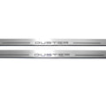 Illuminated LED Door Sill Tread Plates Renault Duster I 2010-2018 With Duster Logo Renault Led Door Sills opdesign