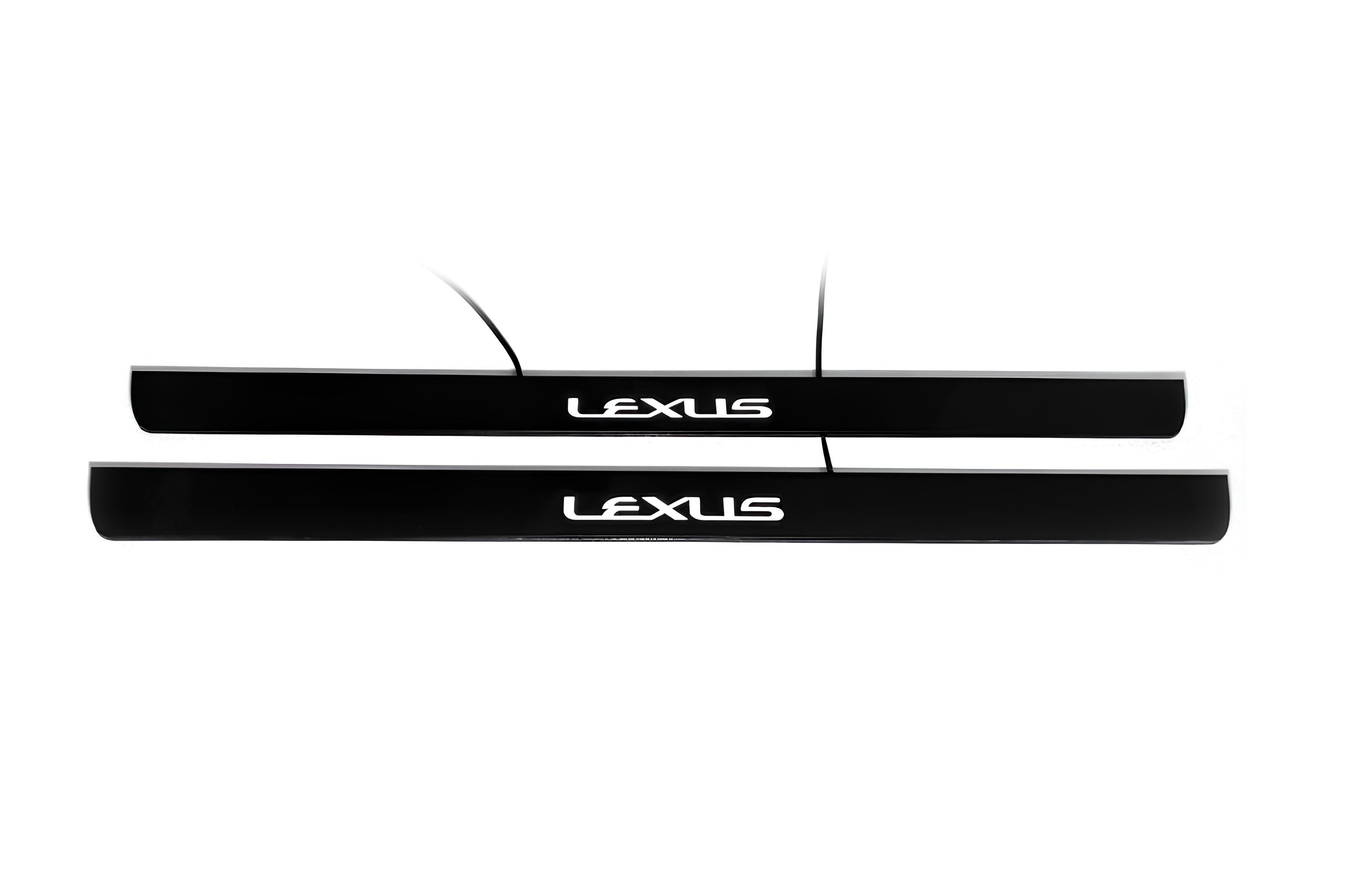 Lexus GX I 2002-2009 Illuminated Matte Sill Plates with logo Lexus Lexus Led Door Sills PRO opdesign