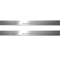 Illuminated LED Door Sill Tread Plates Hyundai Accent 2017+ With Accent Logo Hyundai Led Door Sills opdesign