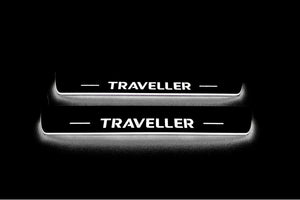 Peugeot Traveller Stainless Steel LED Door Sills – Traveller Logo