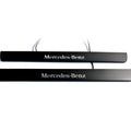 Mercedes GLS I 2015-2019 Illuminated Matte Sill Plates with logo Mercedes-Benz Mercedes Led Door Sills PRO decoinfabric