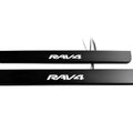 Toyota Rav4 V 2019+ Illuminated Matte Sill Plates with logo Rav4 Toyota Led Door Sills PRO opdesign