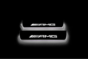 Mercedes-Benz S-Class W222 2013+ Stainless Steel LED Door Sills – AMG