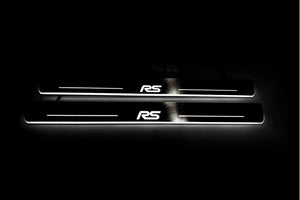 Ford Focus III 2011-2018 LED Door Sills Illuminated Scuff RS Logo Stainless Steel Entry Guards Door Sills opdesign