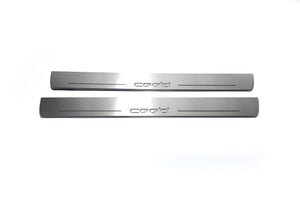 Illuminated LED Door Sill Tread Plates KIA Ceed II 2012-2018 With Cee`d Logo KIA Led Door Sills opdesign