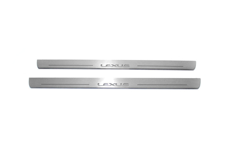 Lexus GS III 2005-2012 LED Door Sills Illuminated Scuff Lexus Logo Stainless Steel Entry Guards Door Sills opdesign