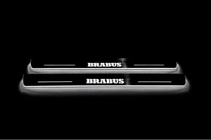 Mercedes-Benz GLS I X166 2015+ Stainless Steel LED Door Sills – Brabus