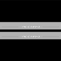 Illuminated LED Door Sill Tread Plates Honda Accord VII 2002-2007 With Accord Logo Honda Led Door Sills opdesign
