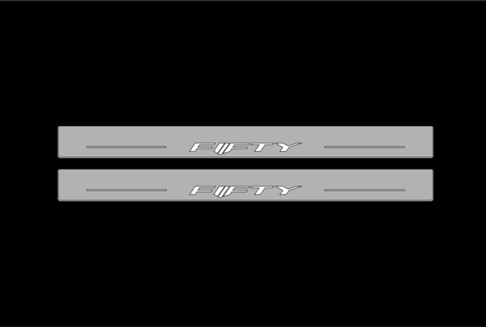 Illuminated LED Door Sill Tread Plates Chevrolet Camaro VI 2016-2024 With Fifty Logo Chevrolet Led Door Sills opdesign