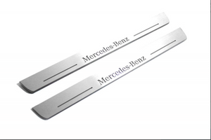 Mercedes G-Class W463a 2018-2024 Illuminated LED Door Sill Tread Plates With Mercedes-Benz Logo Door Sills opdesign