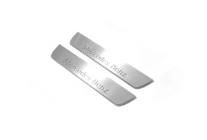 Mercedes G-Class W463a 2018-2024 Illuminated LED Door Sill Tread Plates With Mercedes-Benz Logo Door Sills opdesign