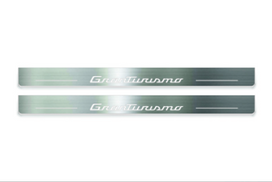 Maserati GranTurismo I 2007-2023 LED Door Sills Illuminated Scuff GranTurismo Logo Stainless Steel Entry Guards Door Sills De