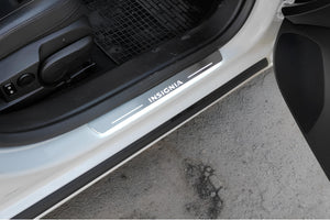Illuminated LED Door Sill Tread Plates Opel Insignia I 2008-2017 With Insignia Logo Opel Led Door Sills opdesign