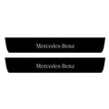 Mercedes E W213 2016-2023 Illuminated Matte Sill Plates with logo Mercedes-Benz Mercedes Led Door Sills PRO opdesign