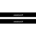 Mazda 3 III 2013-2019 Illuminated Matte Sill Plates with logo Mazda3 Mazda Led Door Sills PRO opdesign