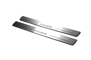 Illuminated LED Door Sill Tread Plates Acura TL IV 2009-2014 With Acura Logo Acura Led Door Sills opdesign