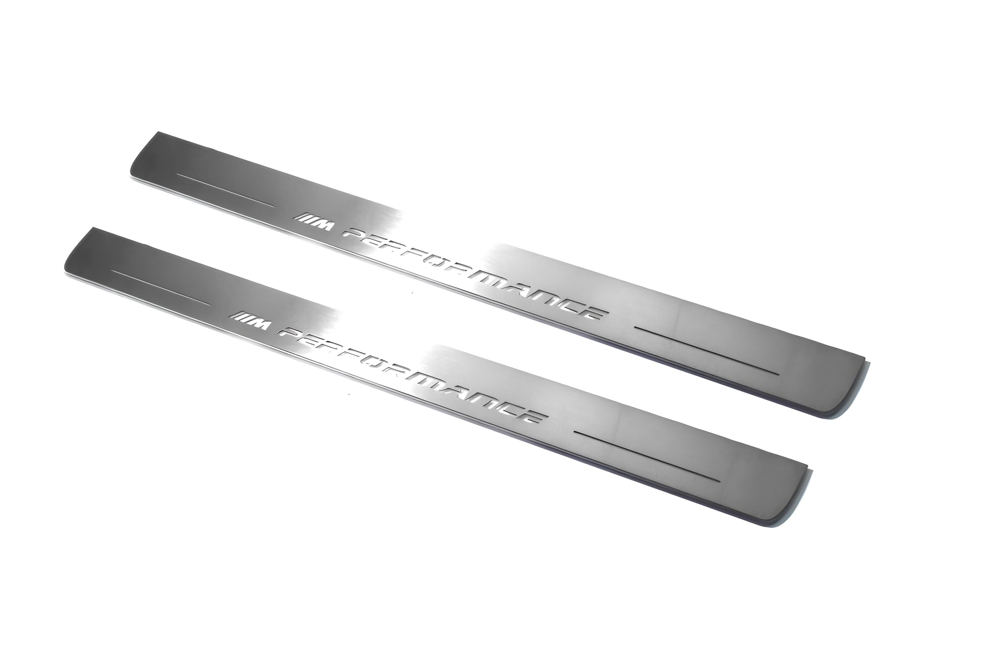 BMW 5 G90 2024+ LED Door Sills Illuminated Scuff M Performance Logo Stainless Steel Entry Guards Door Sills opdesign