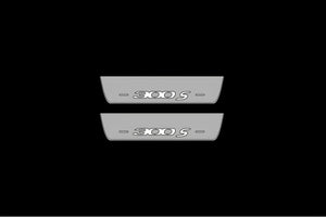 Illuminated LED Door Sill Tread Plates Chrysler 300C II 2011-2023 With 300S Logo Chrysler Led Door Sills opdesign