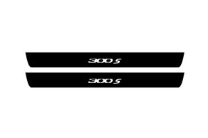 Chrysler 300C II 2011-2023 Illuminated Matte Sill Plates with logo 300S Chrysler Led Door Sills PRO opdesign