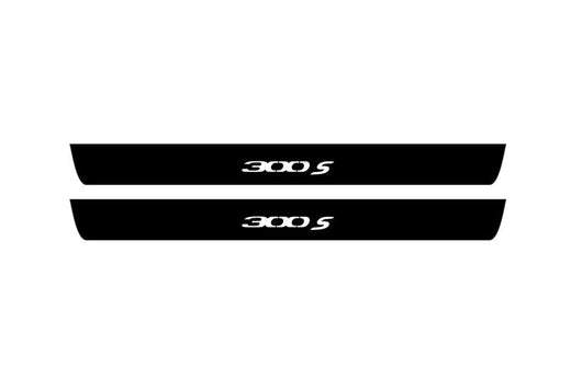 Chrysler 300 Sedan LD 2011–2023 — Matte PRO LED Door Sills — 300S Logo