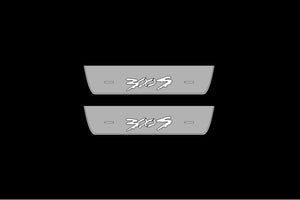 Illuminated LED Door Sill Tread Plates Chrysler 300C II 2011-2023 With 300S T2 Logo Chrysler Led Door Sills decoinfabric