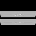Illuminated LED Door Sill Tread Plates Peugeot 308 II 2012-2021 With 308 Logo Peugeot Led Door Sills opdesign