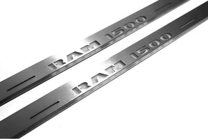 RAM 1500 IV 2009–2018 LED Door Sill Guards with Illuminated RAM 1500 Logo Door Sills Decoin