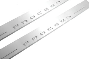 Illuminated LED Door Sill Tread Plates KIA Proceed III 2018-2024 With Proceed Logo KIA Led Door Sills opdesign