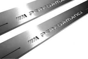 BMW X6 G06 2019+ LED Door Sills Illuminated Scuff M Performance Logo Stainless Steel Entry Guards Door Sills Decoin