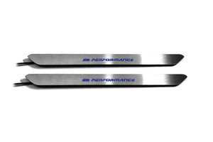BMW X6 G06 2019+ LED Door Sills Illuminated Stainless Steel Entry Guards with OEM ///M Performance Logo