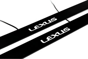 Lexus GX I 2002-2009 Illuminated Matte Sill Plates with logo Lexus Lexus Led Door Sills PRO opdesign