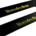 Mercedes GLE Coupe I 2016-2019 Illuminated Matte Sill Plates with logo Mercedes-Benz Mercedes Led Door Sills PRO decoinfabric