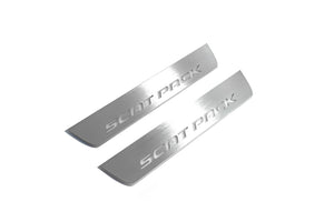 Illuminated LED Door Sill Tread Plates Dodge Charger 2011-2023 With Scat Pack Logo Dodge Led Door Sills opdesign