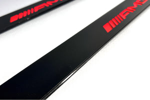 Mercedes ML W166 2011-2015 Illuminated Matte Sill Plates with logo AMG Mercedes Led Door Sills PRO opdesign