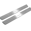 Illuminated LED Door Sill Tread Plates Jeep Grand Cherokee IV 2010-2021 With SRT Supercharged Logo Jeep Led Door Sills opdesign
