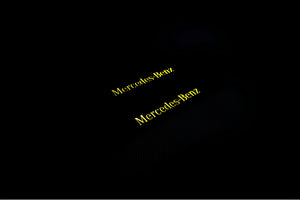 Mercedes GLE Coupe I 2016-2019 Illuminated Matte Sill Plates with logo Mercedes-Benz Mercedes Led Door Sills PRO decoinfabric