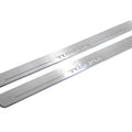 Illuminated LED Door Sill Tread Plates Toyota Tundra III 2014-2021 With Tundra Logo Toyota Led Door Sills opdesign