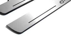 Illuminated LED Door Sill Tread Plates Citroen C-Crosser 2007-2012 With C-Crosser Logo Citroen Led Door Sills opdesign